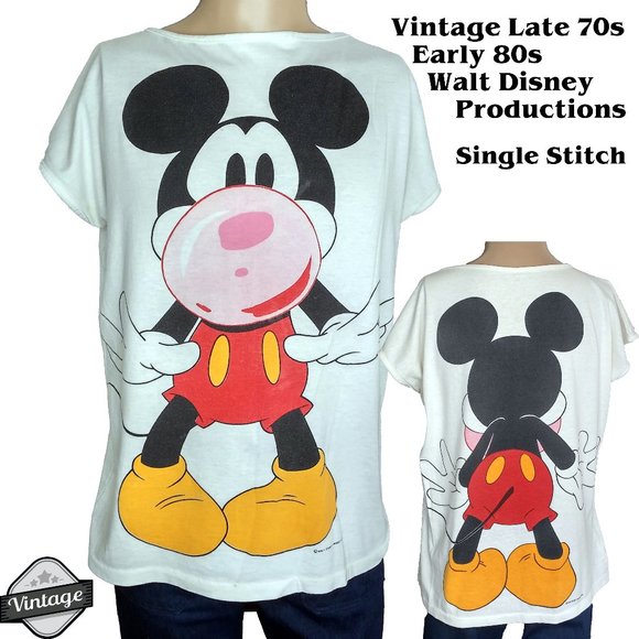 Disney Tops - Vintage Disney Mickey Mouse Bubblegum T Shirt